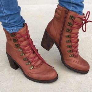 Lucky Brand Lace up Boots